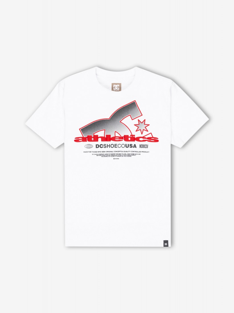 T-shirt DC Shoes Slathletic Kids Branca