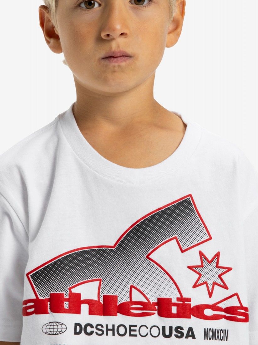 T-shirt DC Shoes Slathletic Kids Branca