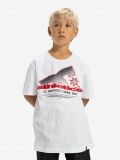 T-shirt DC Shoes Slathletic Kids Branca