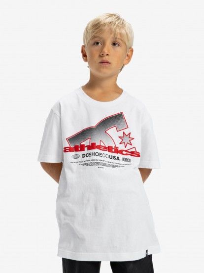 T-shirt DC Shoes Slathletic Kids Branca