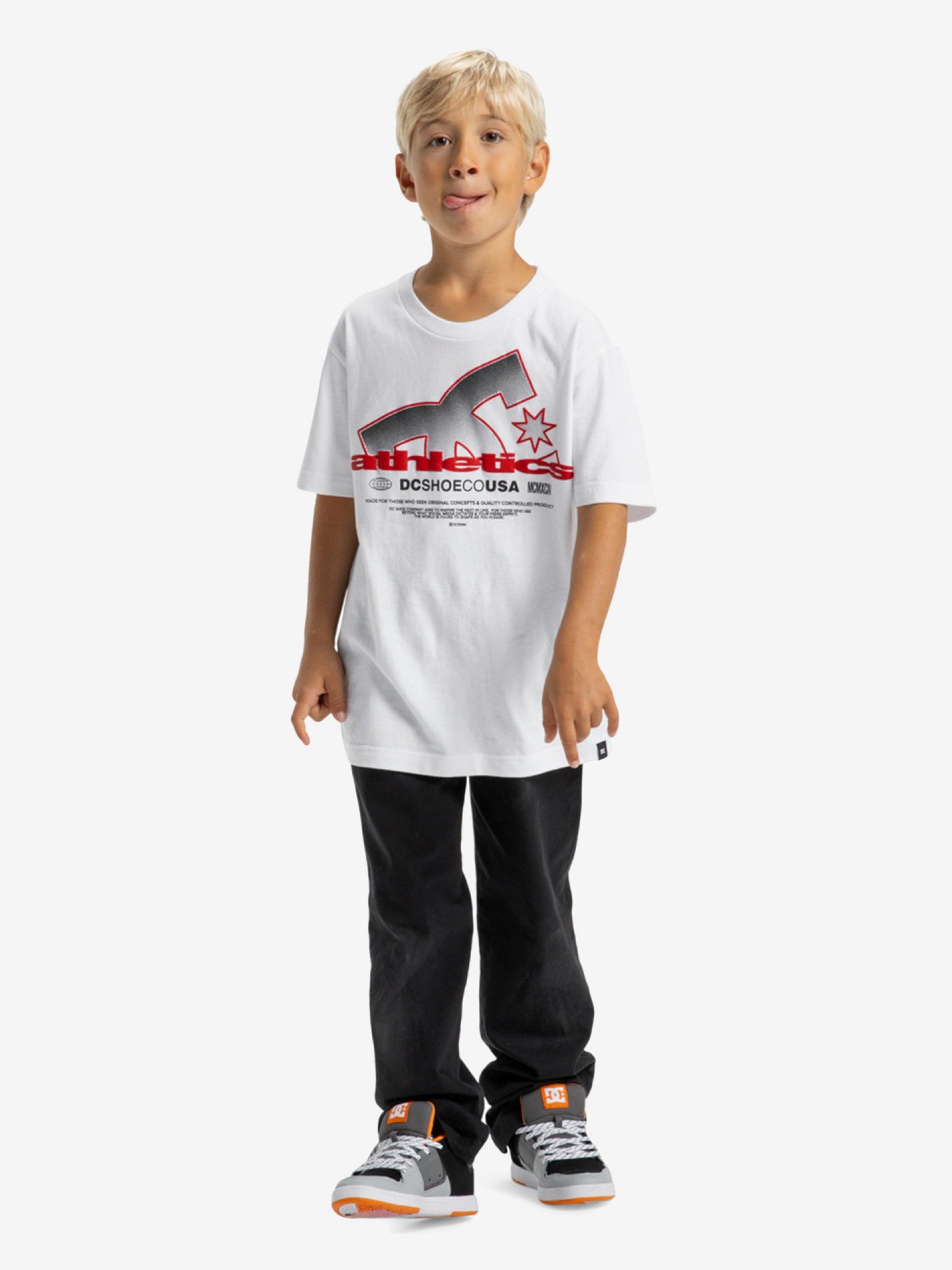 DC Shoes Slathletic Kids White T-shirt