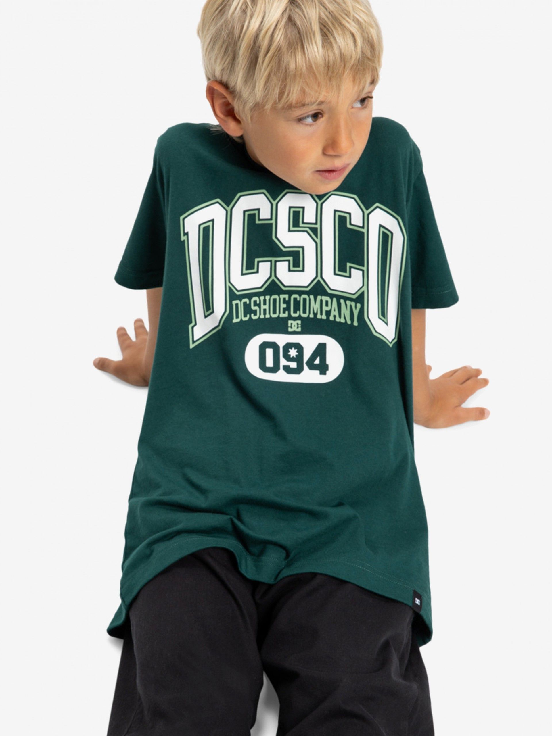Camiseta DC Shoes Elective Kids Verde