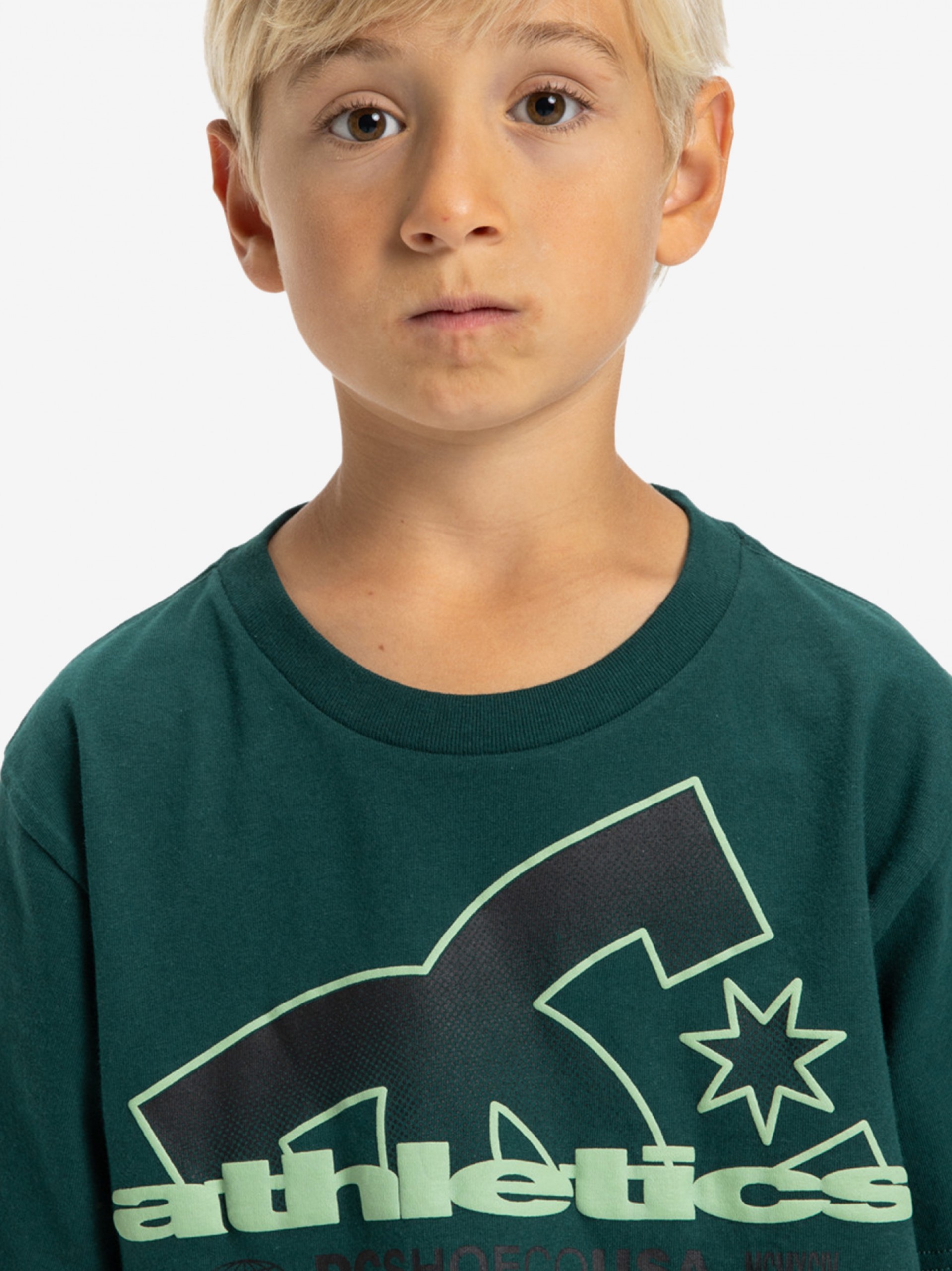 Camiseta DC Shoes Slathletic Kids Verde