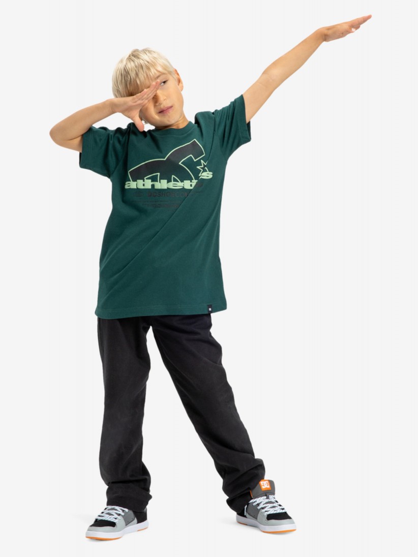 T-shirt DC Shoes Slathletic Kids Verde