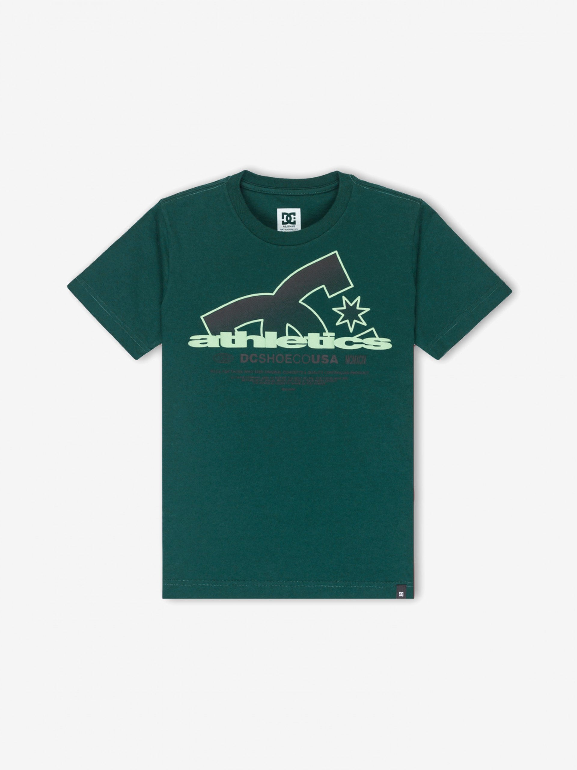 Camiseta DC Shoes Slathletic Kids Verde