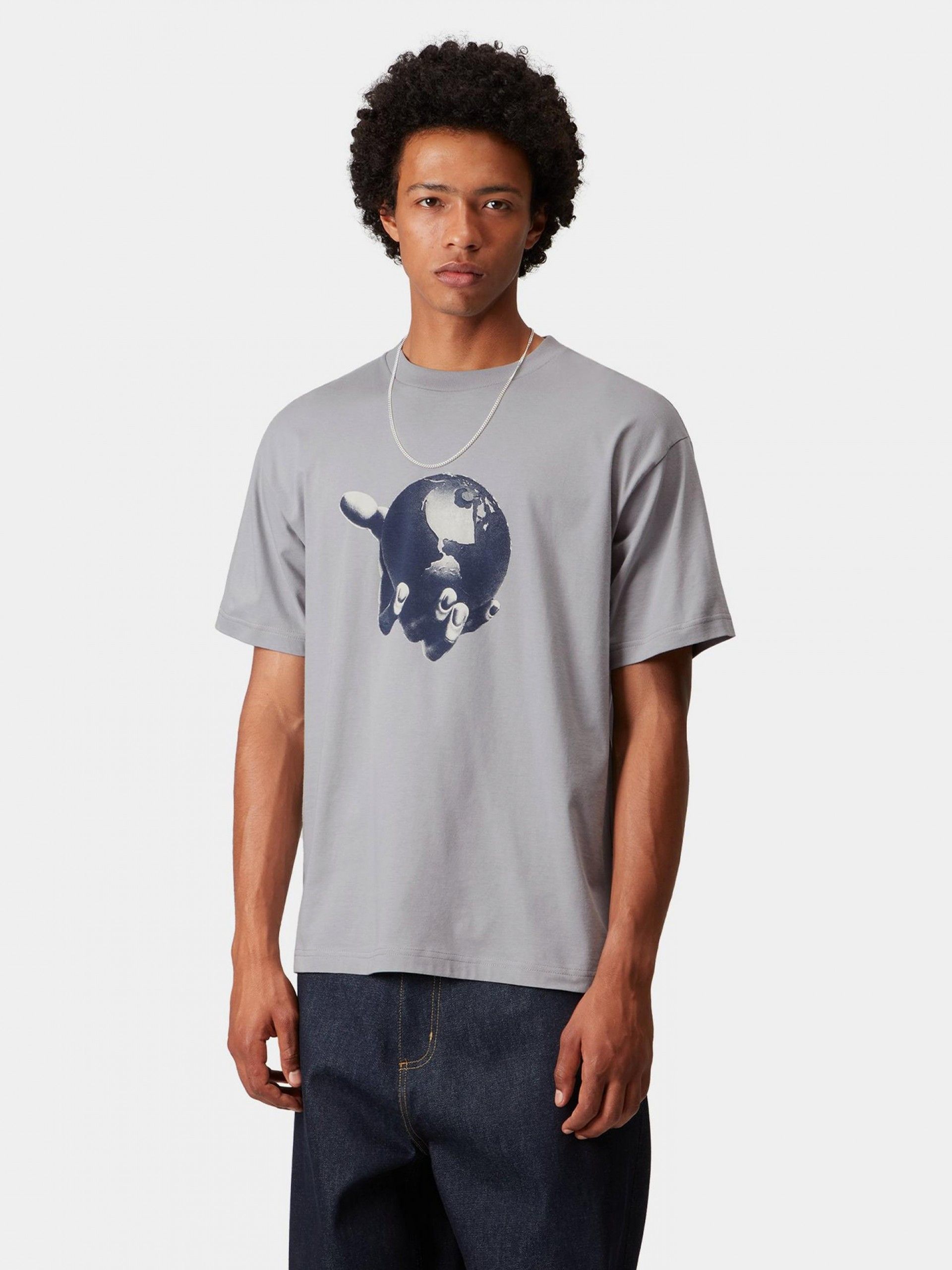 Camiseta Carhartt WIP Saviour Gris