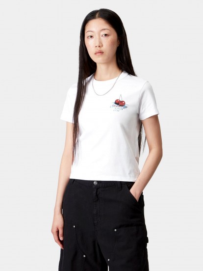 T-shirt Carhartt WIP Jake Garcia W Branca