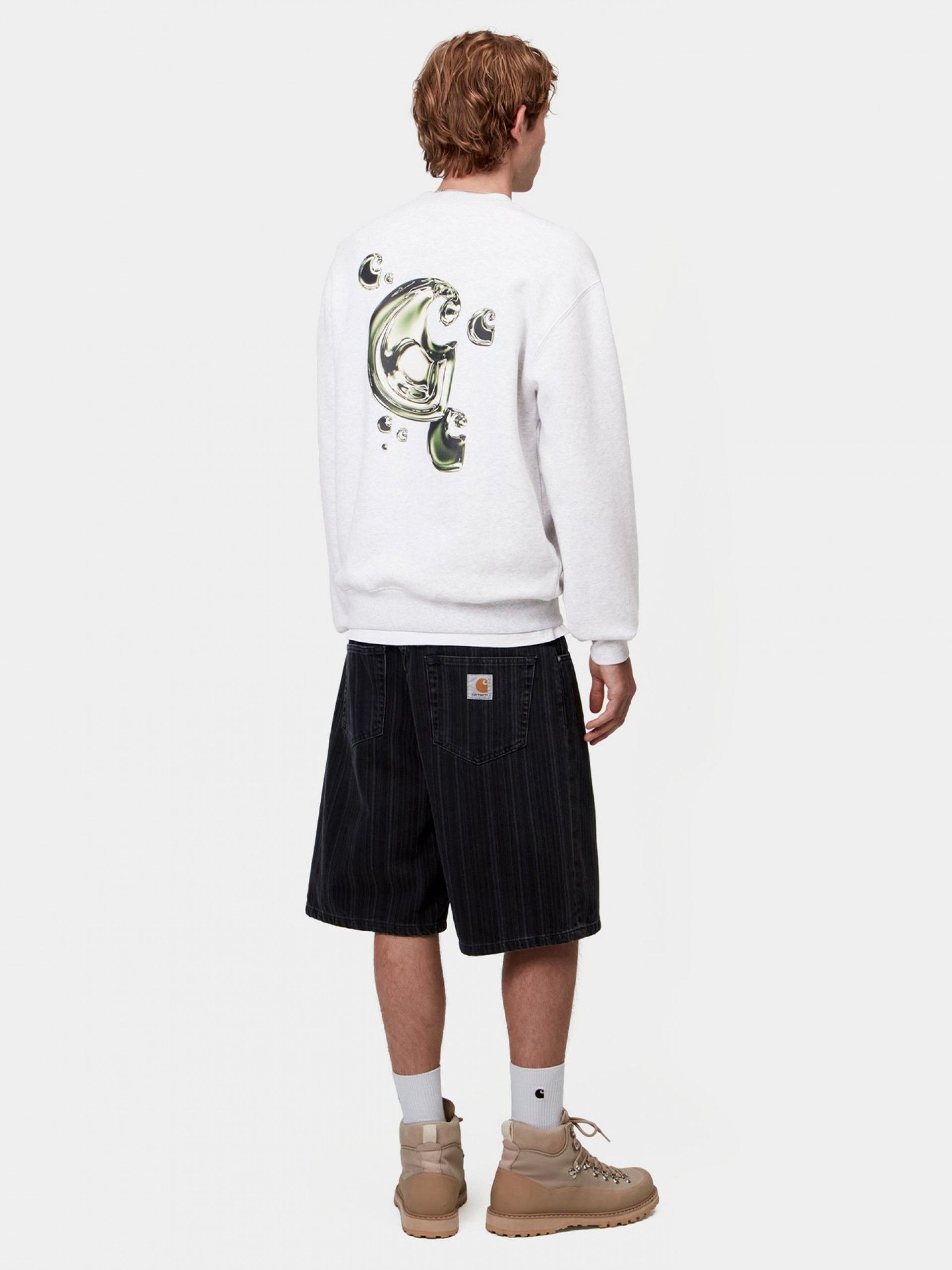 Camisola Carhartt WIP Solar Chrome Cinzenta