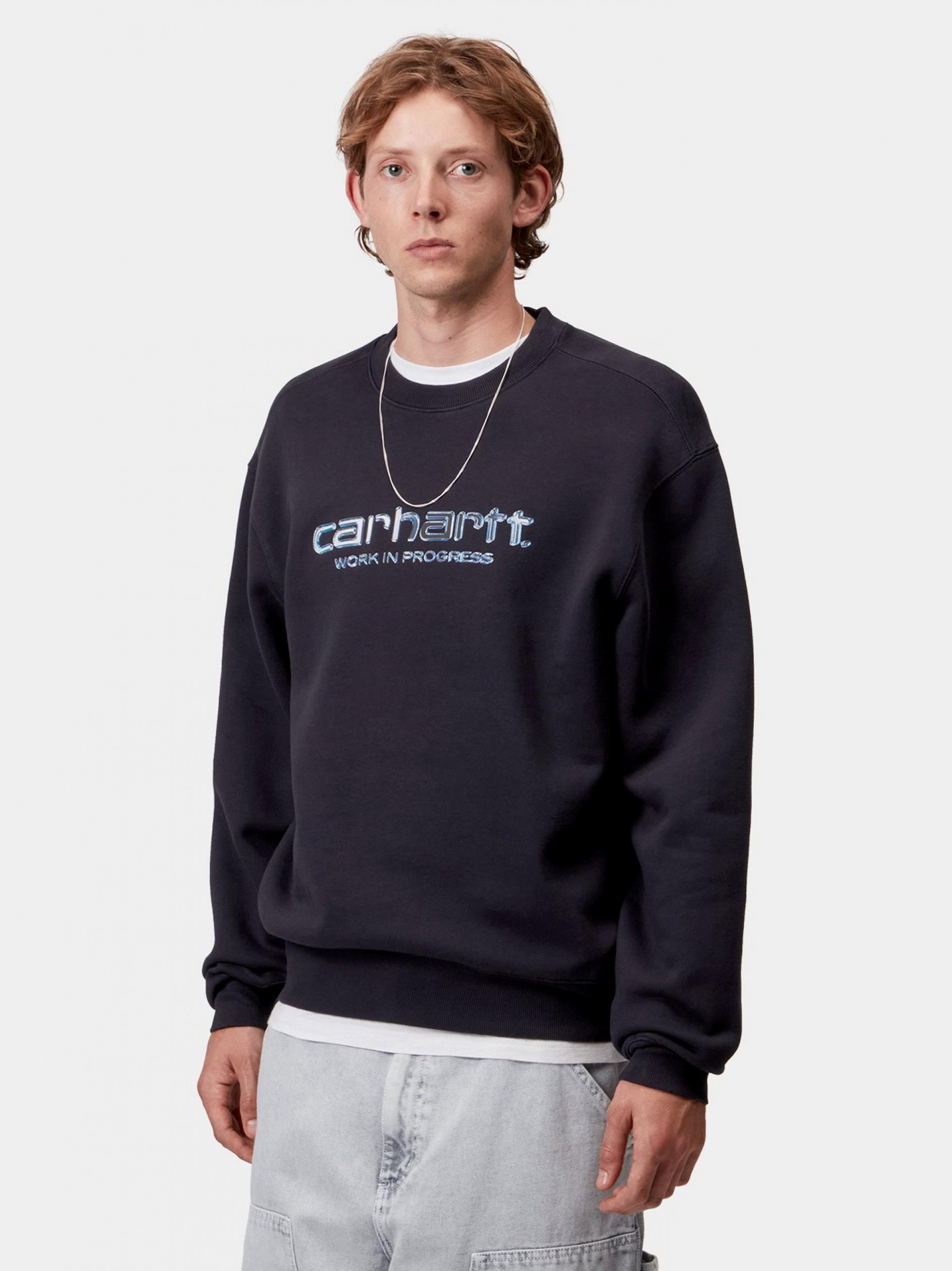 Sudadera Carhartt WIP Solar Chrome Azul