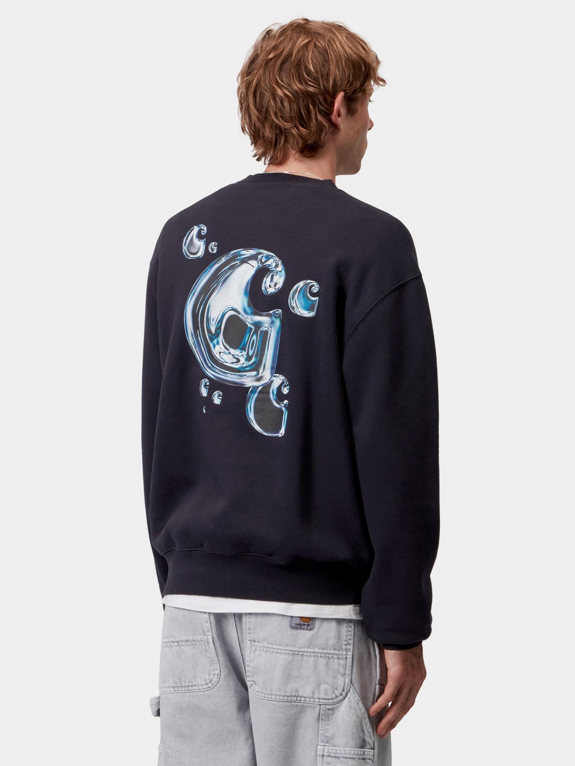 Sudadera Carhartt WIP Solar Chrome Azul