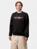 Sudadera Carhartt WIP Solar Chrome Negra