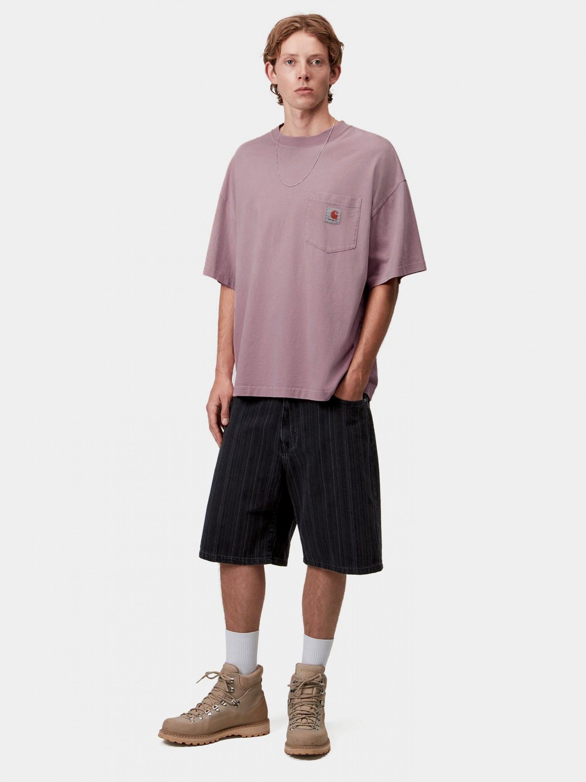 Carhartt WIP Pocket Pink T-shirt