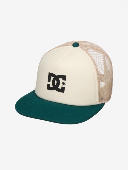 Bon DC Shoes Gas Station Trucker Kids Bege e Verde