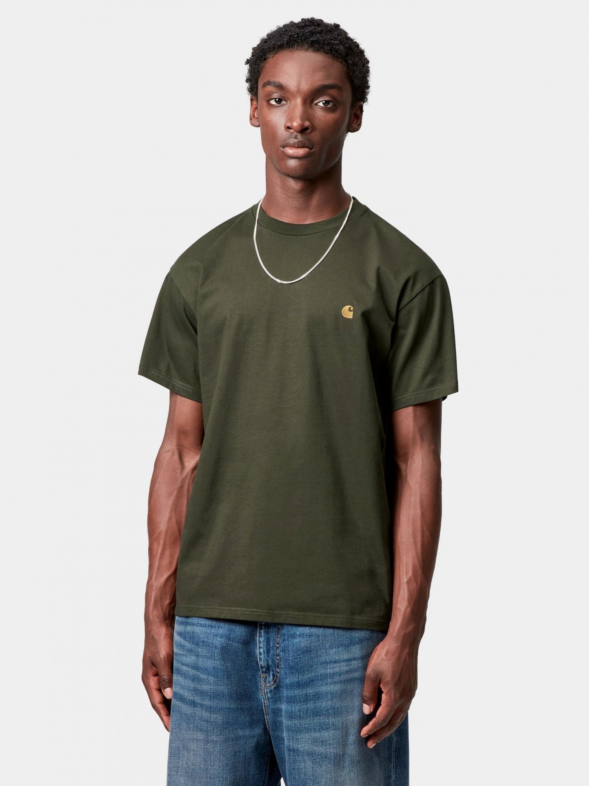 T-shirt Carhartt WIP Chase Verde