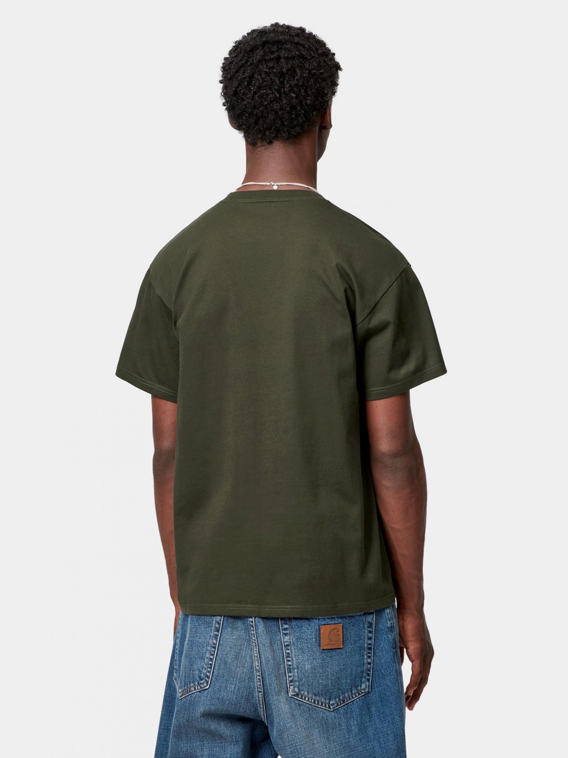 T-shirt Carhartt WIP Chase Verde