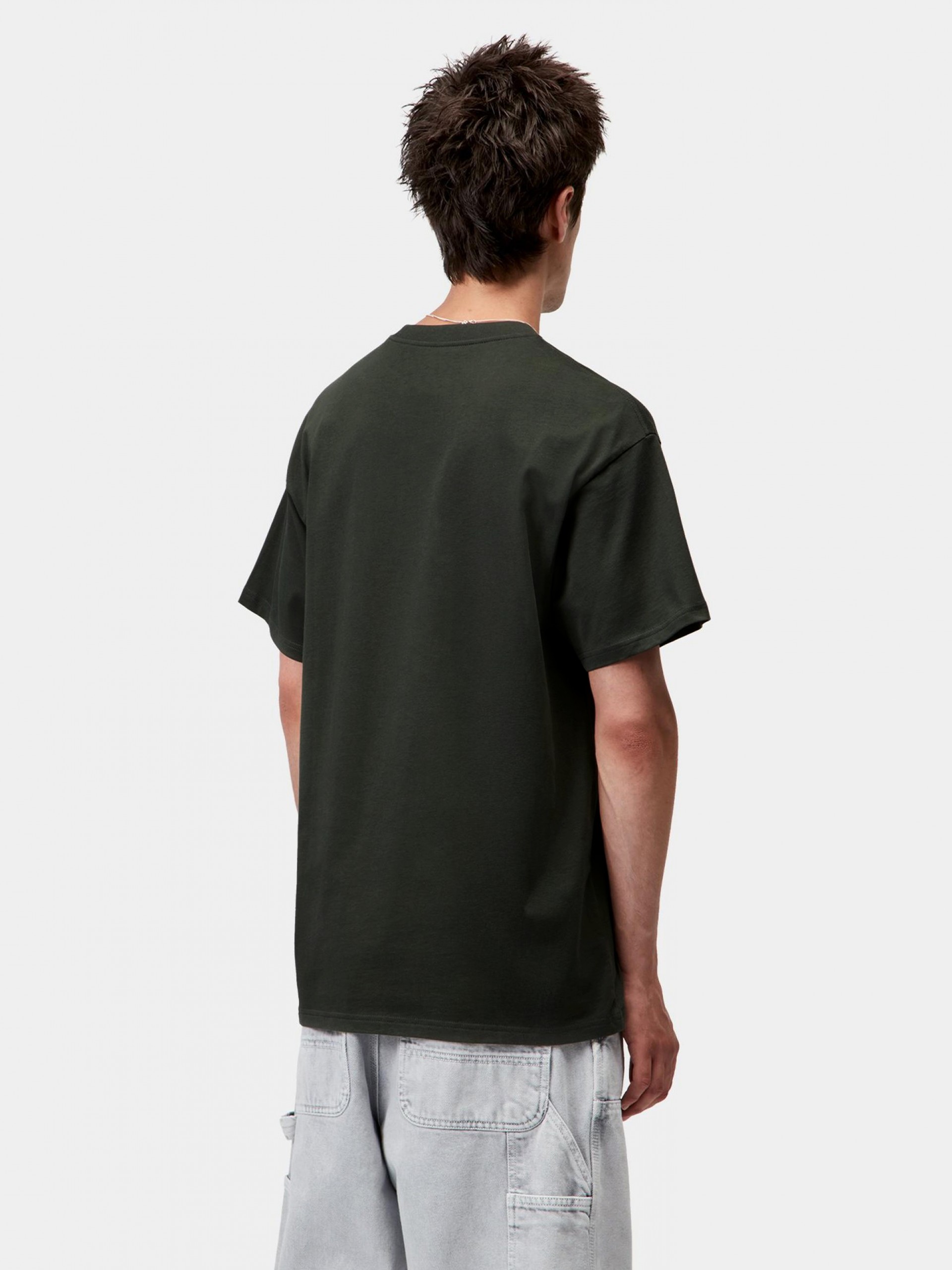 Carhartt WIP Script Embroidery Green T-shirt