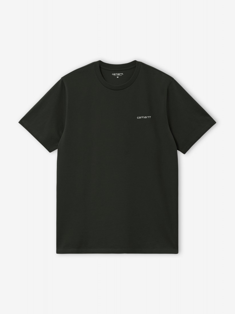 T-shirt Carhartt WIP Script Embroidery Verde