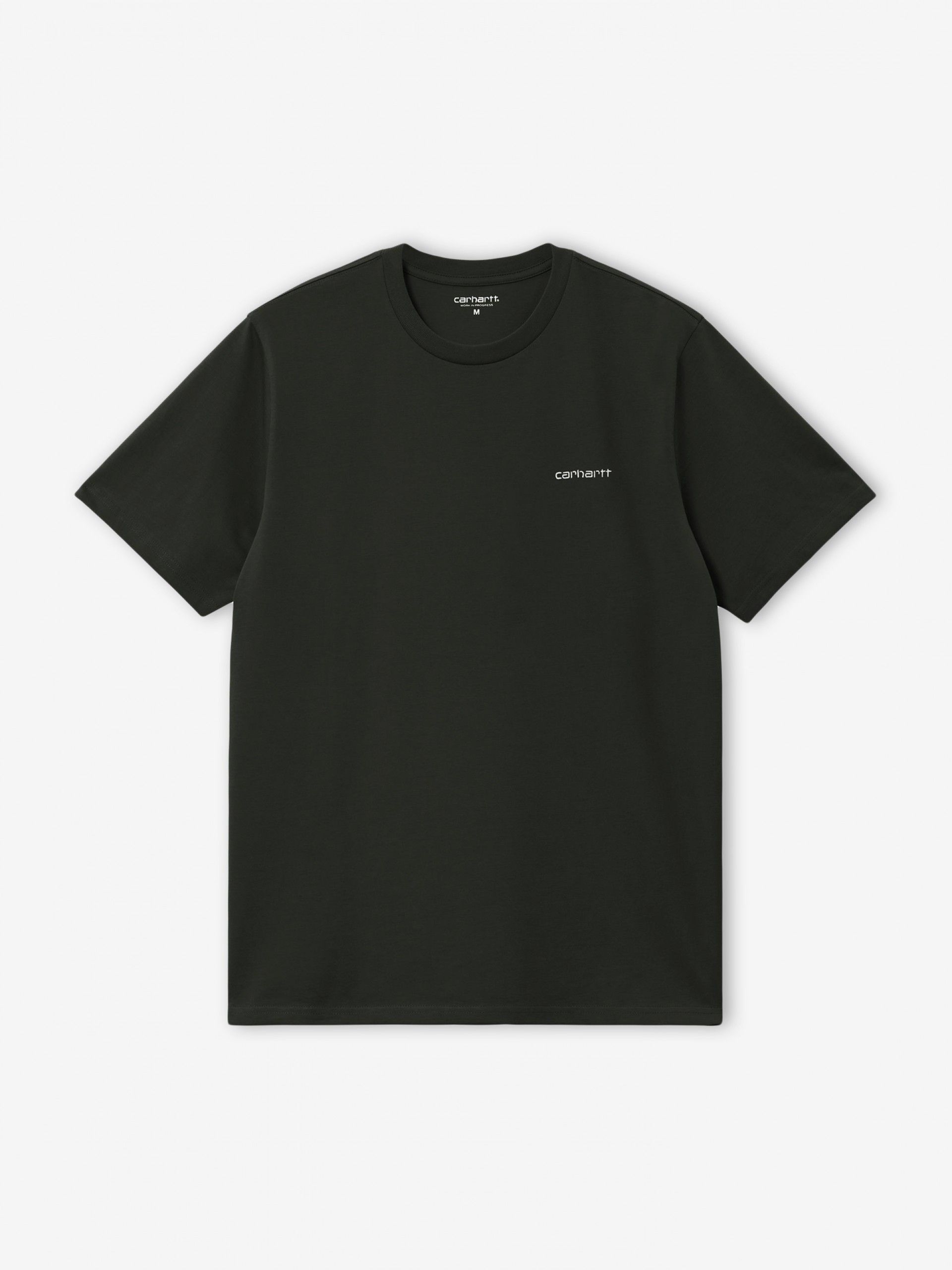 Camiseta Carhartt WIP Script Embroidery Verde