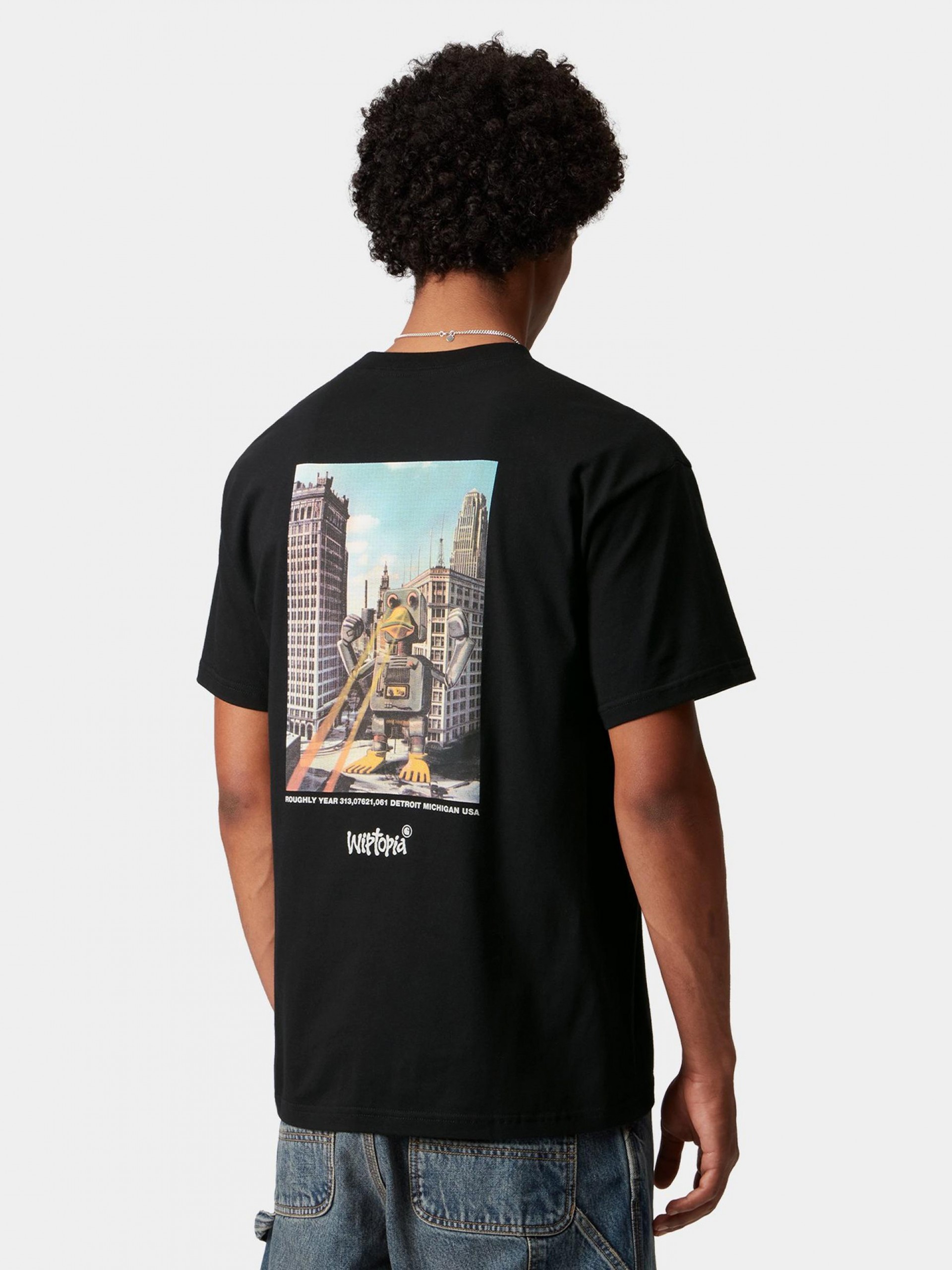 T-shirt Carhartt WIP Wiptopia Preta