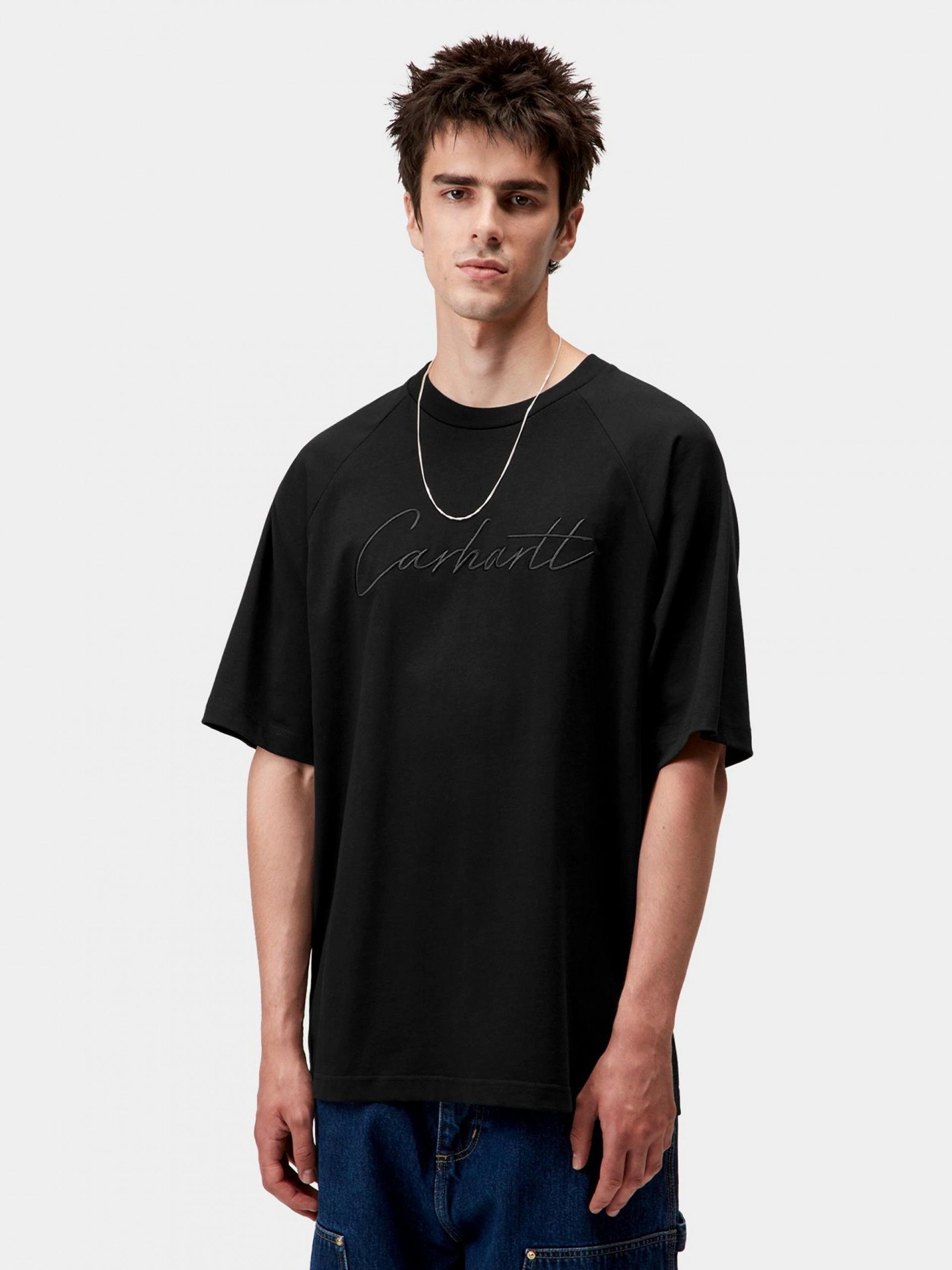 T-shirt Carhartt WIP Ray Preta