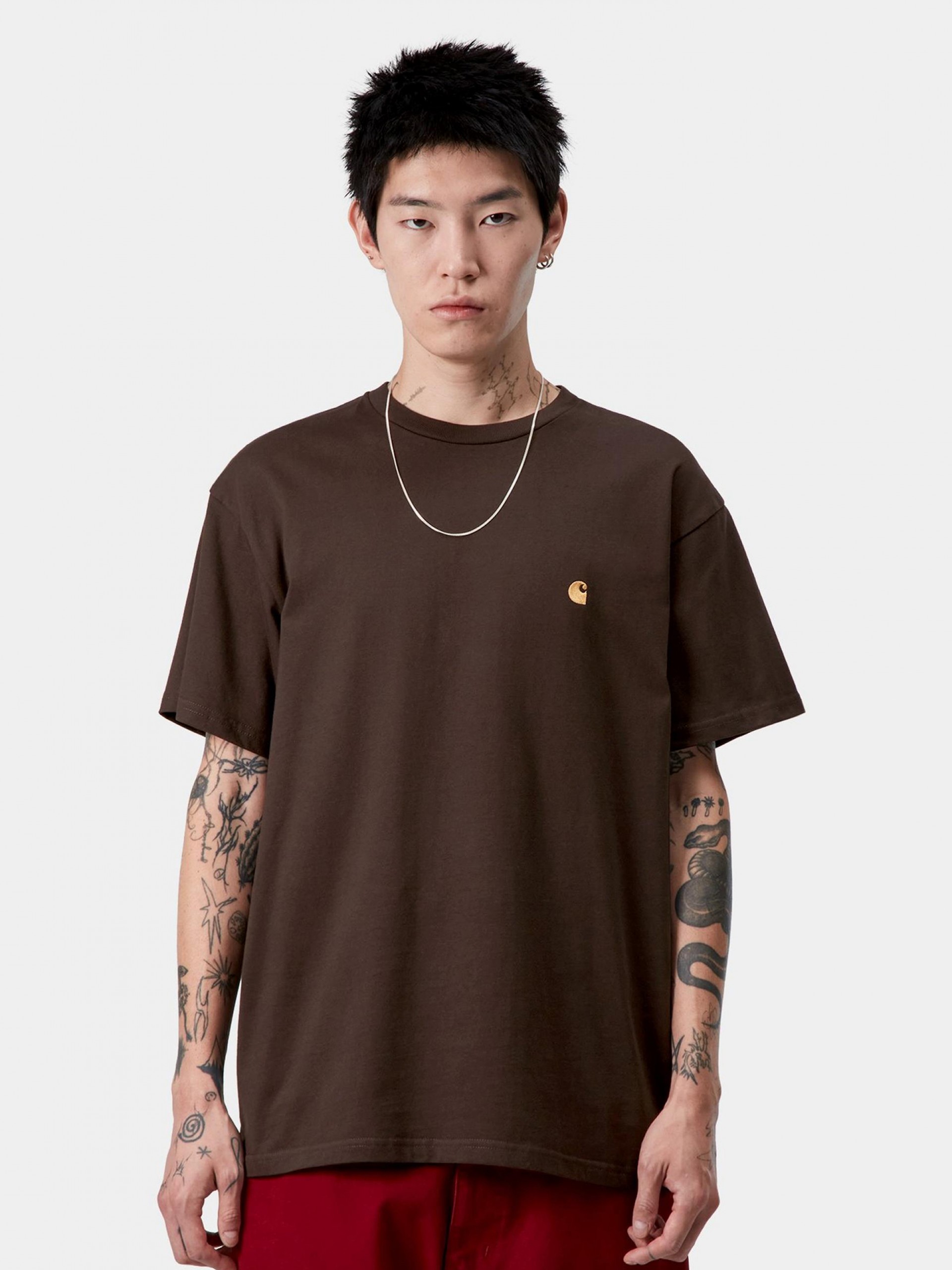 T-shirt Carhartt WIP Chase Castanha