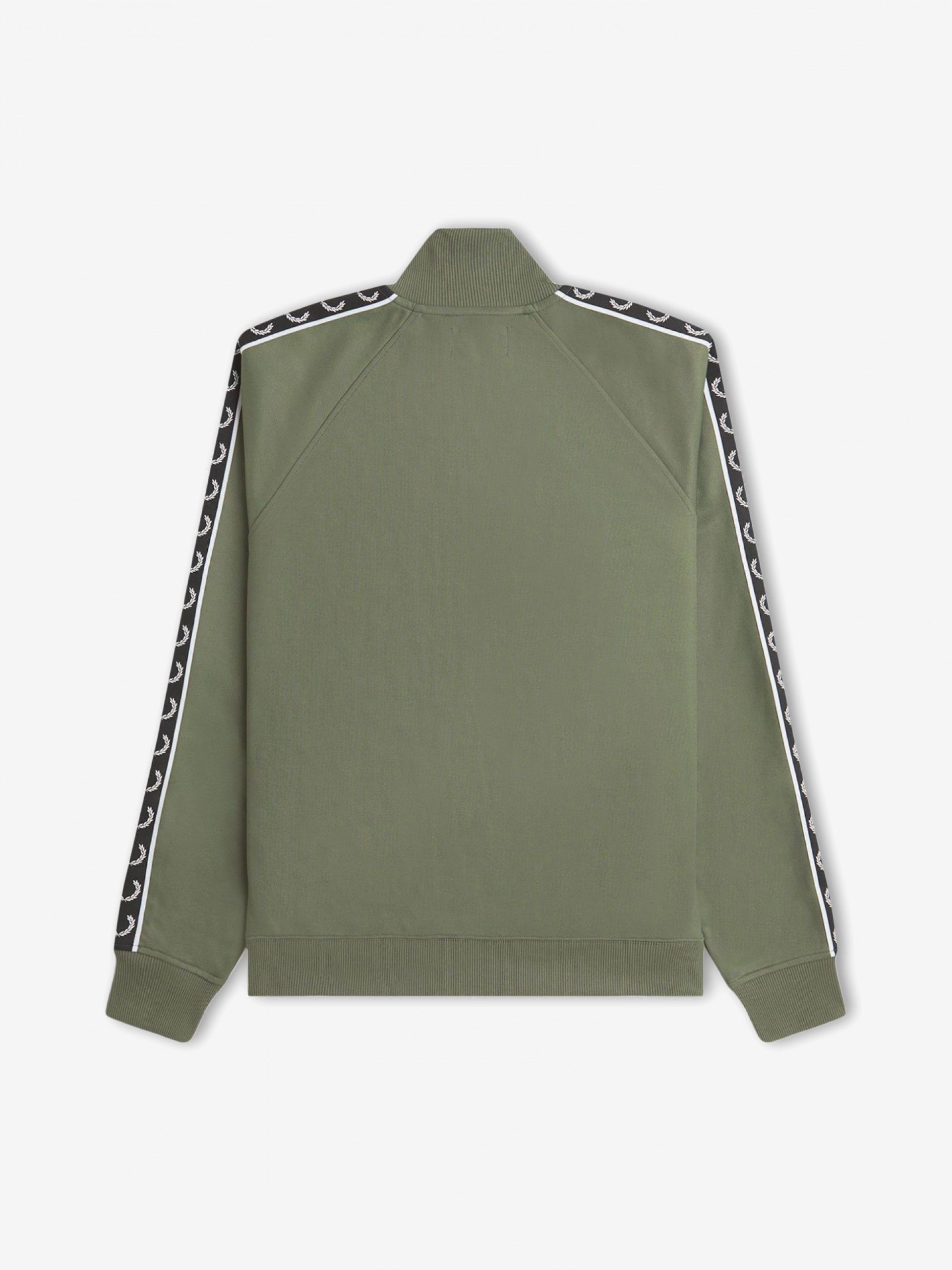 Chaqueta Fred Perry Taped Track Verde