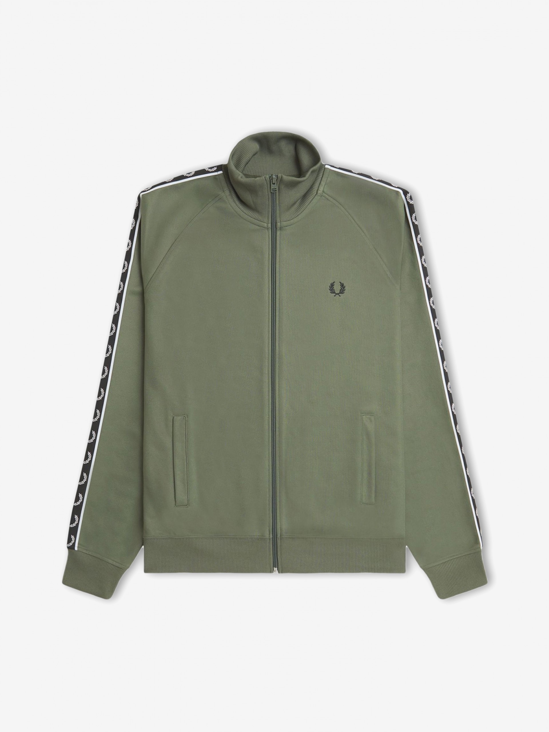 Casaco Fred Perry Taped Track Verde