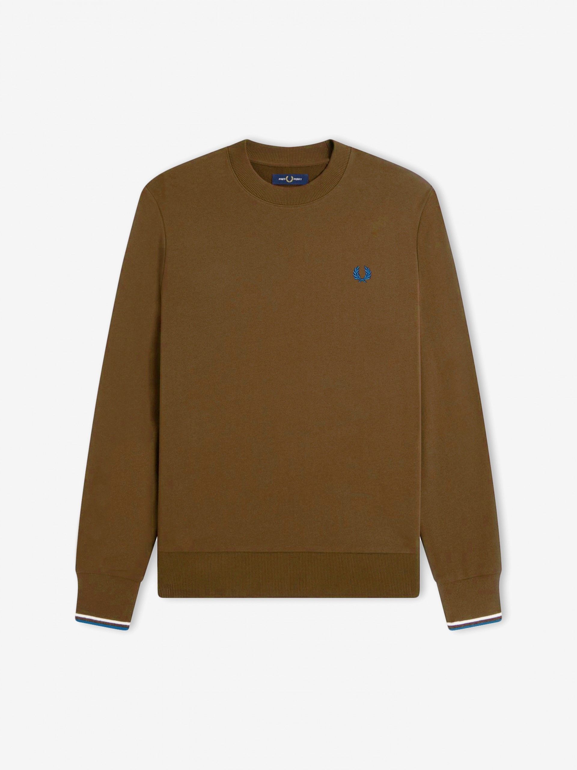 Camisola Fred Perry Crew Neck Camel