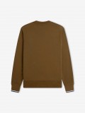 Fred Perry Crew Neck Camel Sweater