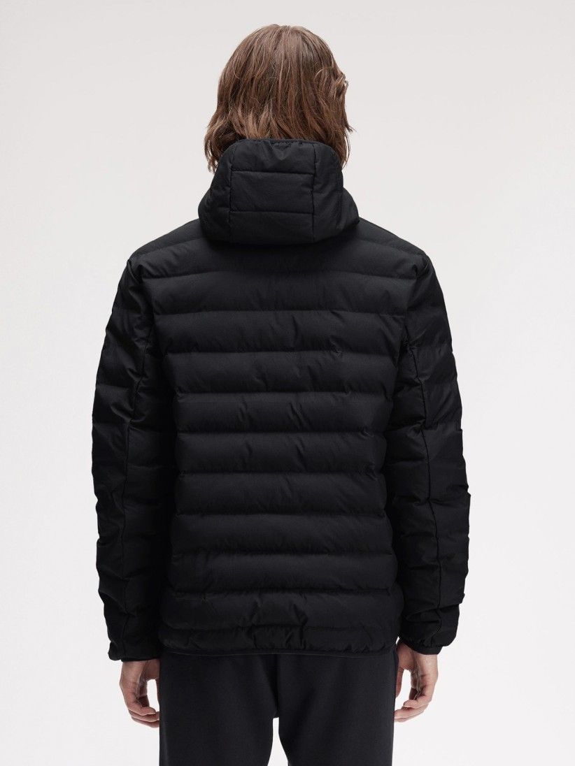 Chaqueta con Capucha Fred Perry Hooded Insulated Negra