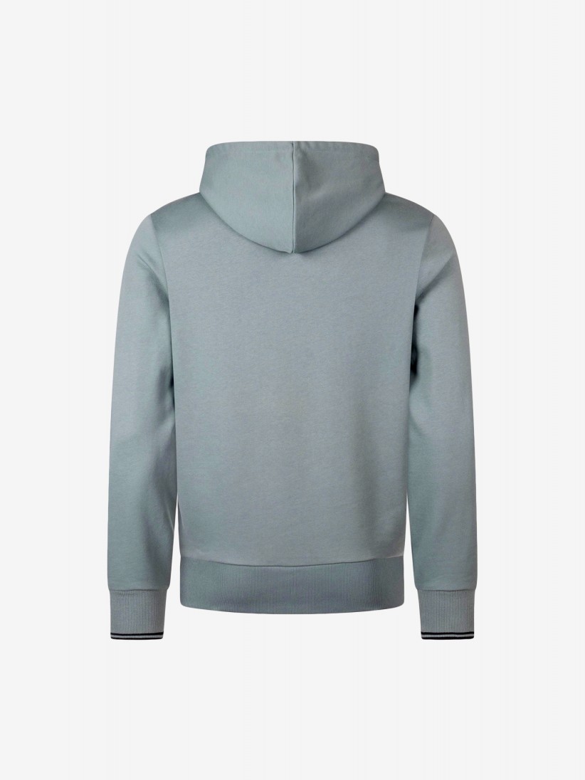 Fred Perry Tipped Blue Hoodie