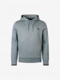 Fred Perry Tipped Blue Hoodie