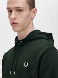 Fred Perry Tipped Green Hoodie