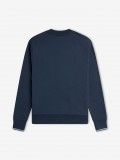 Fred Perry Crew Neck Blue Sweater