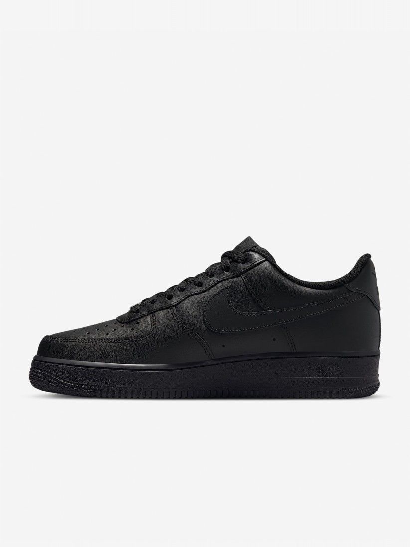 Sapatilhas Nike Air Force 1 07 Pretas Para Homem