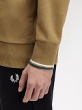 Fred Perry Half Zip Camel Zip Sweater