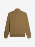 Fred Perry Half Zip Camel Zip Sweater