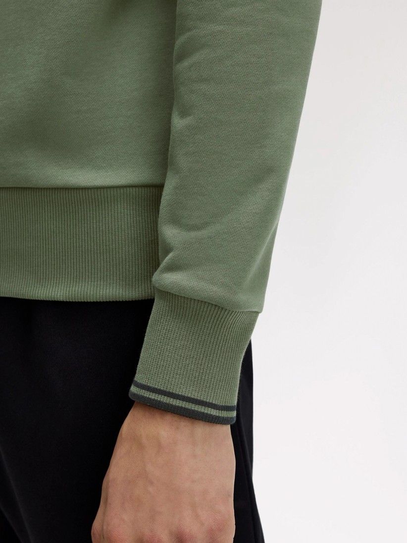 Sudadera Fred Perry Crew Neck Verde