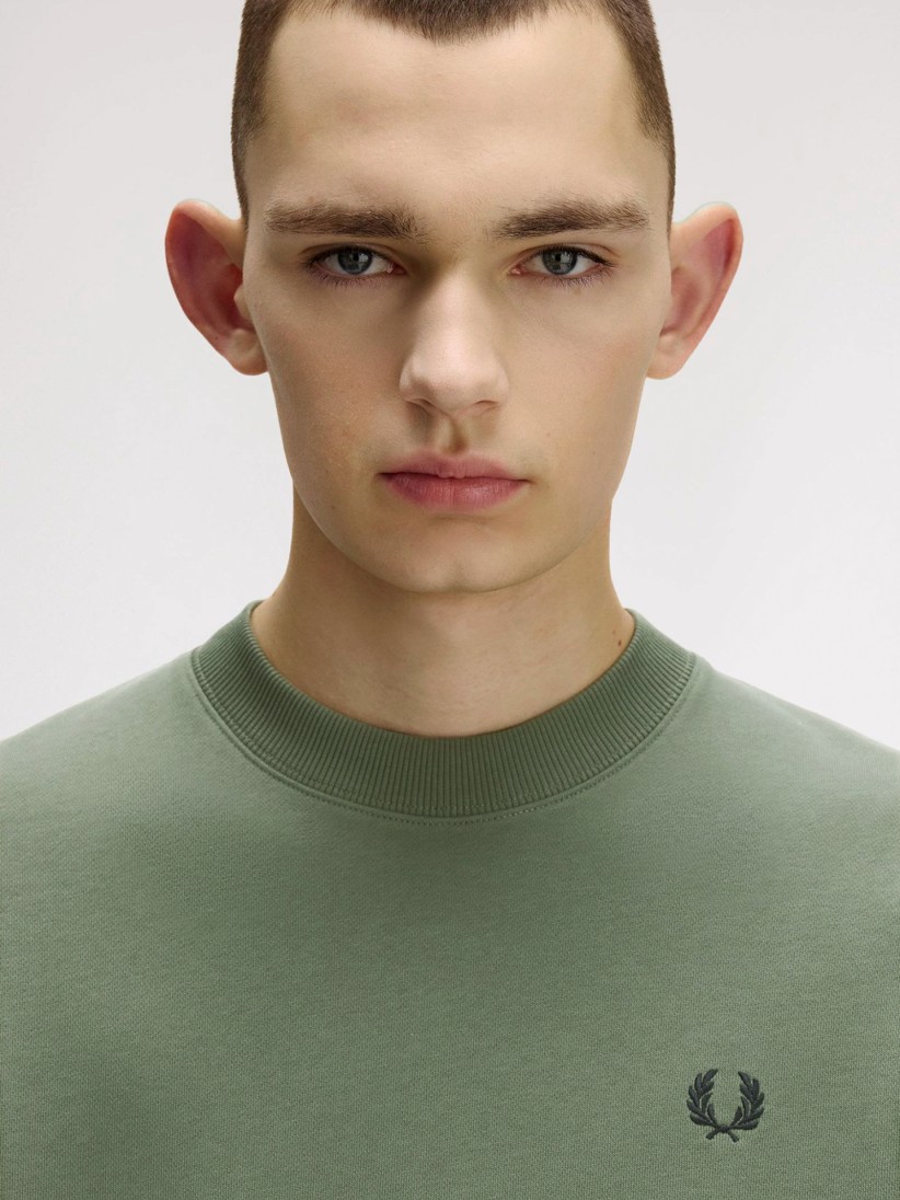 Sudadera Fred Perry Crew Neck Verde