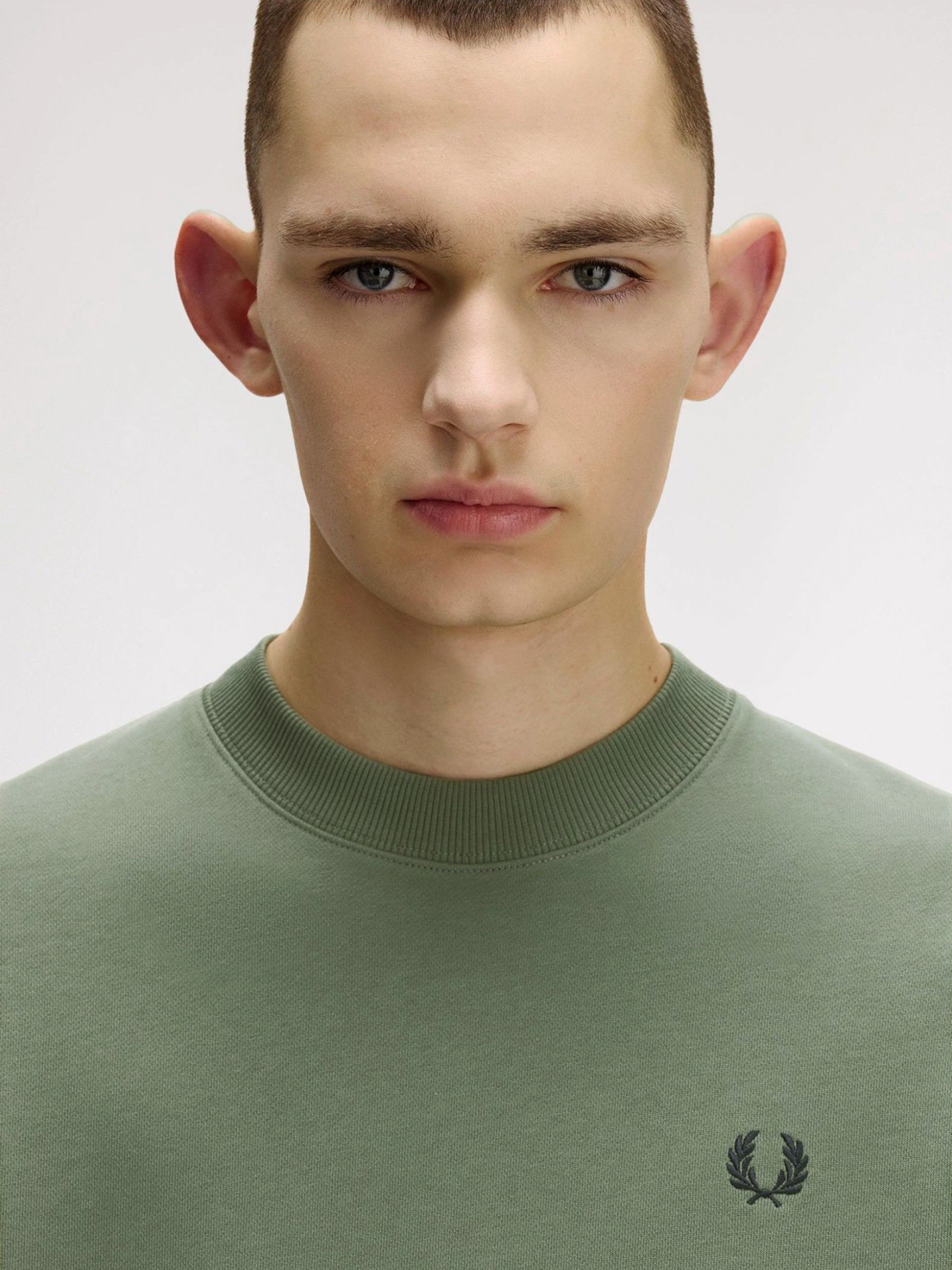 Camisola Fred Perry Crew Neck Verde