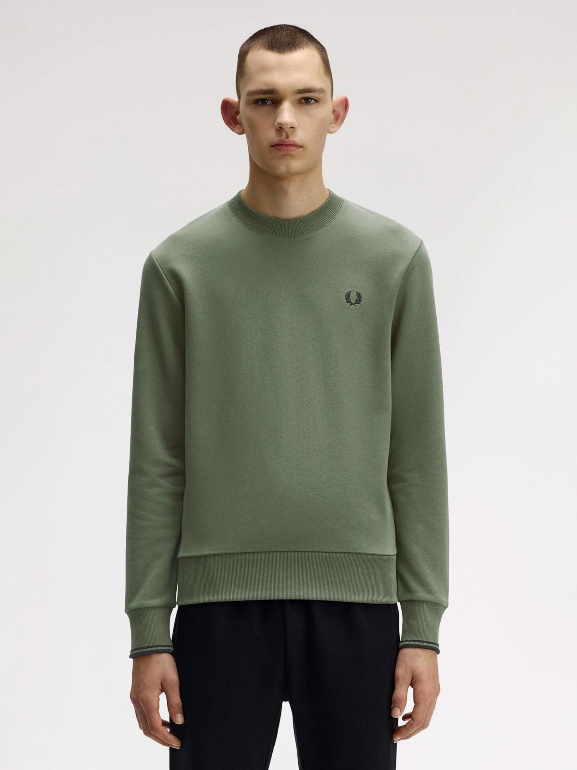 Camisola Fred Perry Crew Neck Verde