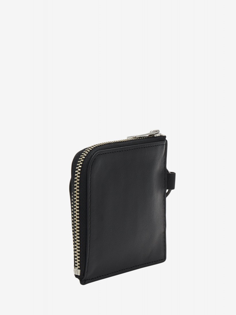 Carteira Carhartt WIP Double Vegas Zip Preta