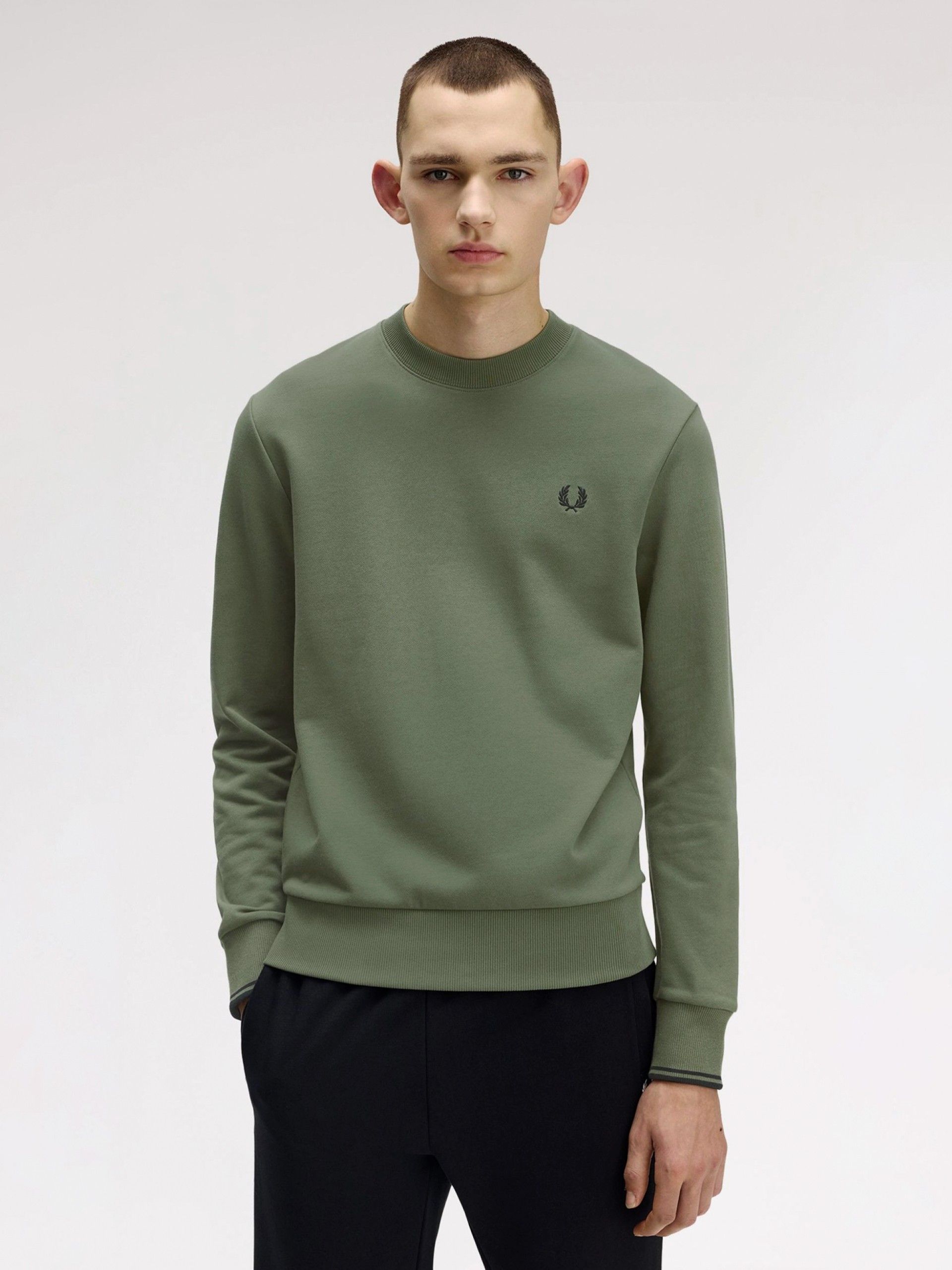 Camisola Fred Perry Crew Neck Verde