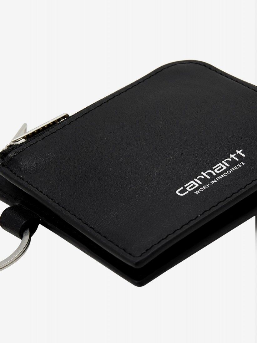 Carteira Carhartt WIP Double Vegas Zip Preta