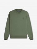 Sudadera Fred Perry Crew Neck Verde