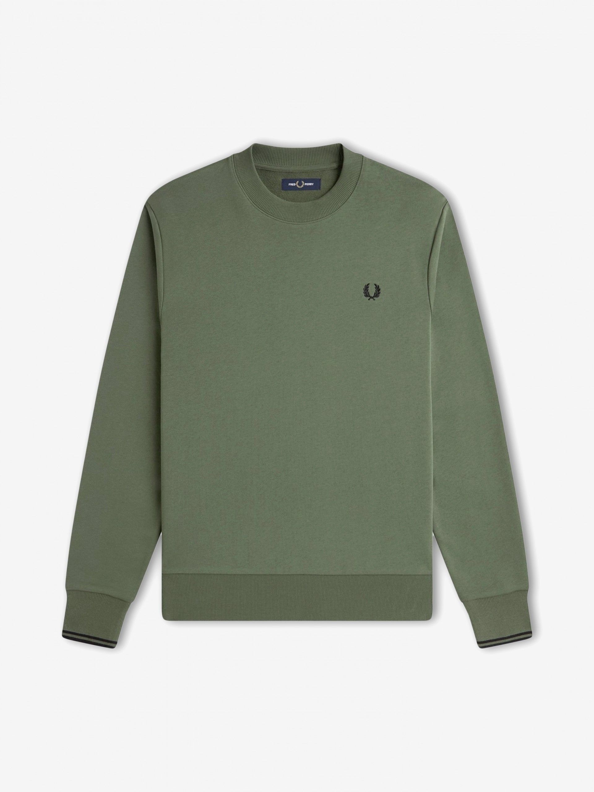 Camisola Fred Perry Crew Neck Verde