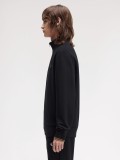 Fred Perry Half Zip Black Zip Sweater