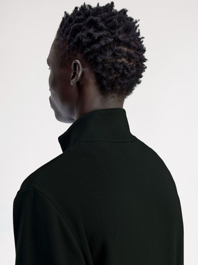 Fred Perry Half Zip Green Zip Sweater
