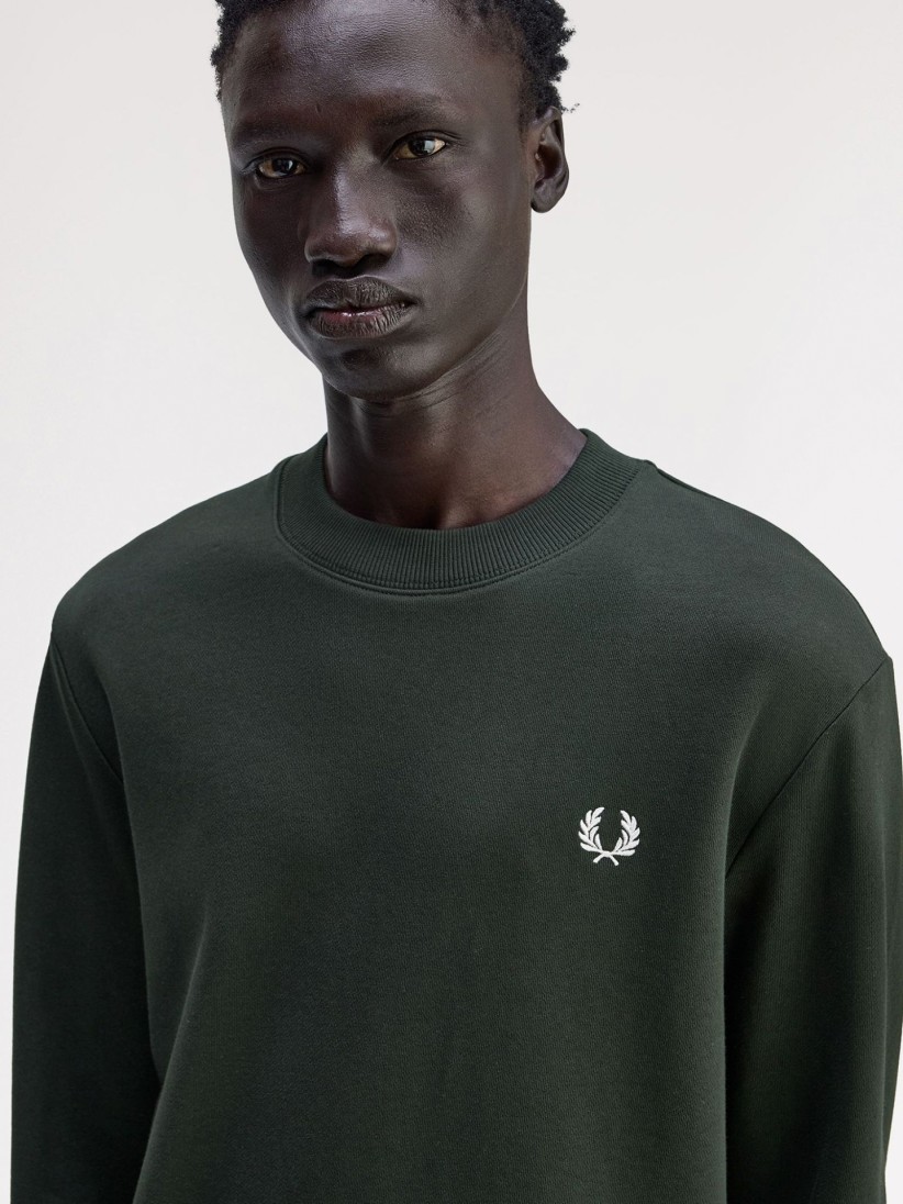 Sudadera Fred Perry Crew Neck Verde