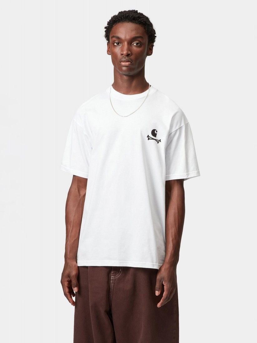 Camiseta Carhartt WIP C Logo Archive Blanca
